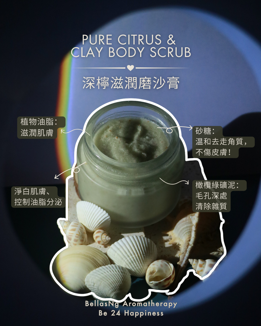 深檸滋潤磨砂膏Pure Citrus & Clay Body Scrub